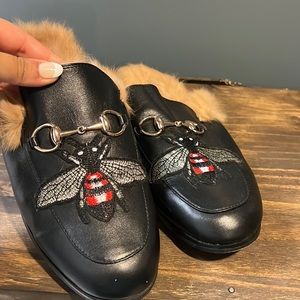 The perfect fur mule!! Gently used